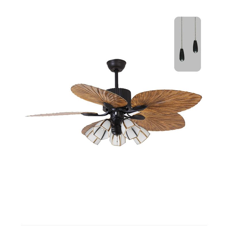 Diff 52" Tropical Leaf Ceiling Fan Chandelier-DF5012