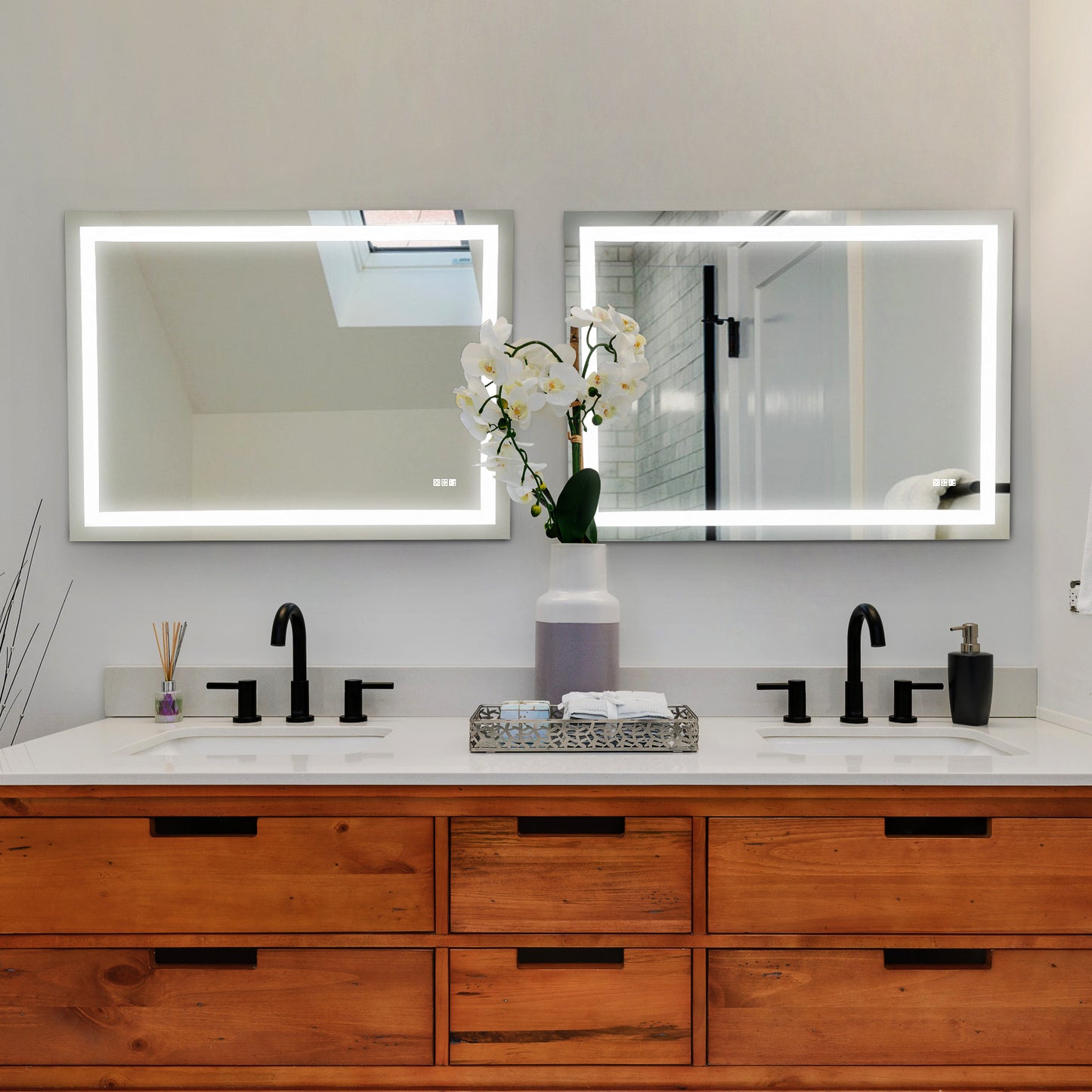 Anti-Fog & Dimming Led Bathroom Vanity Mirror-DG2024