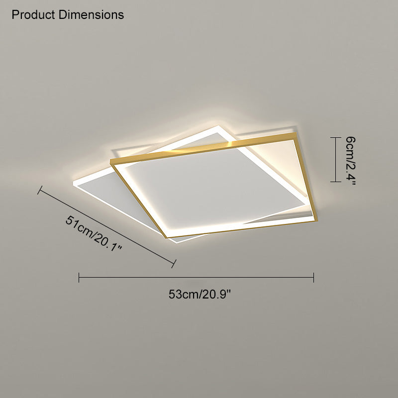 Diff Flat Square Ceiling Light-DF1011