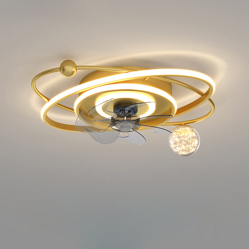 Diff Low Profile Ceiling Fan with Remote-DF5058