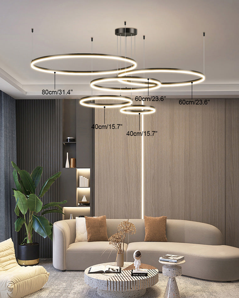 Diff Wireless 3 LED Ring Chandelier-DF2003