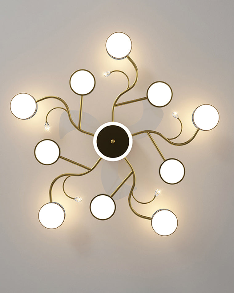 Diff Remote Ceiling Fan Chandelier-DF5045