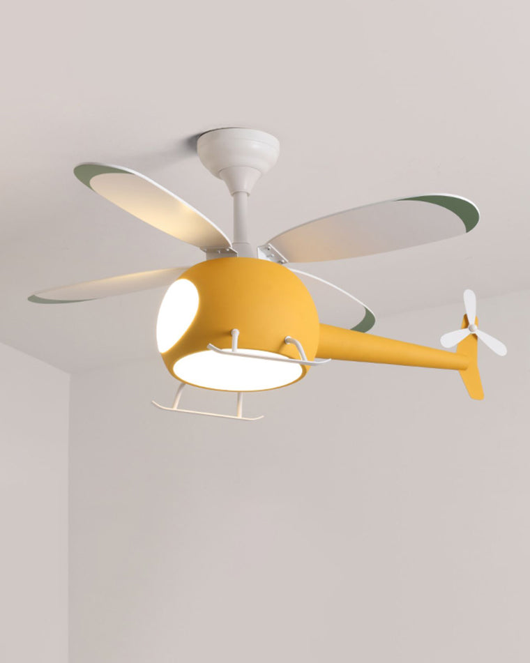 Diff 36" Remote Airplane Ceiling Fan with Dimmable Light-DF5007