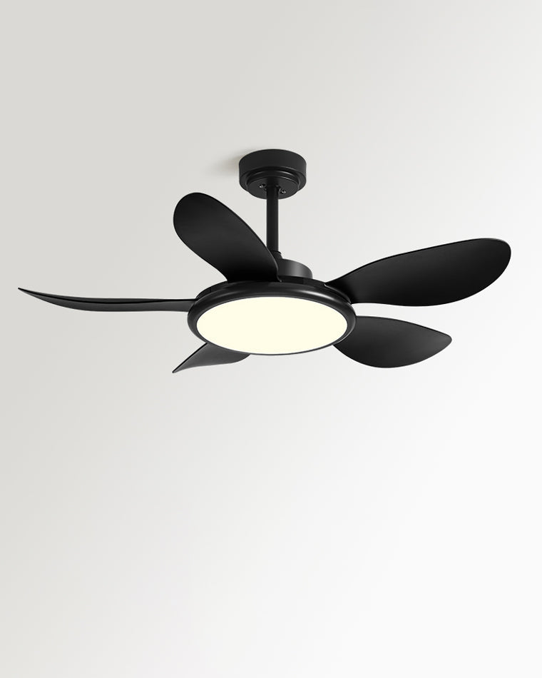 Diff 42" Wood Grain Ceiling Fan with Dimmable Light-DF5003