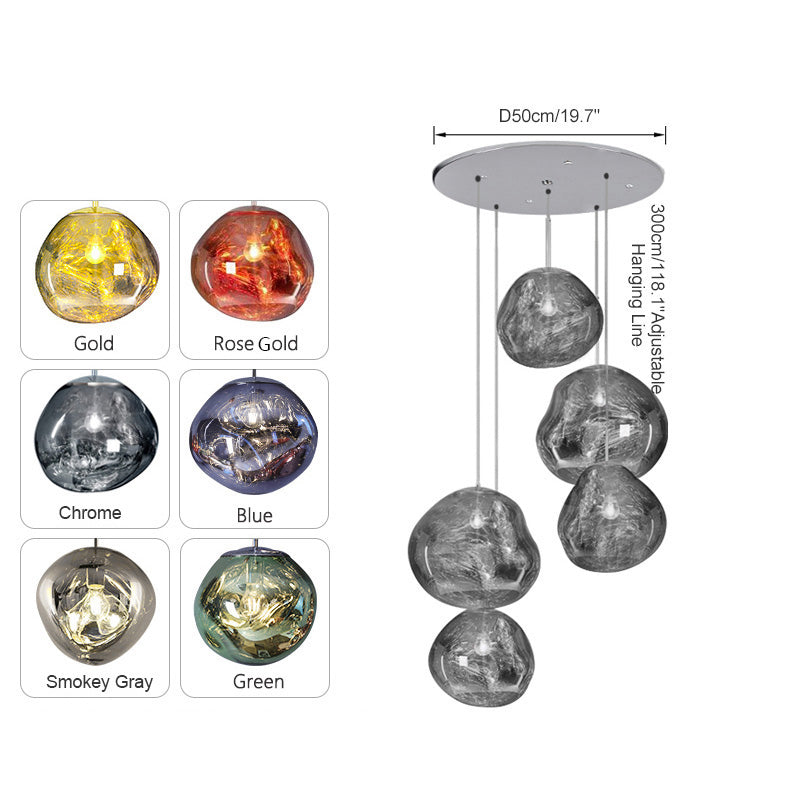 Diff Hanging Lava Melt Pendant Lamp-DF2043
