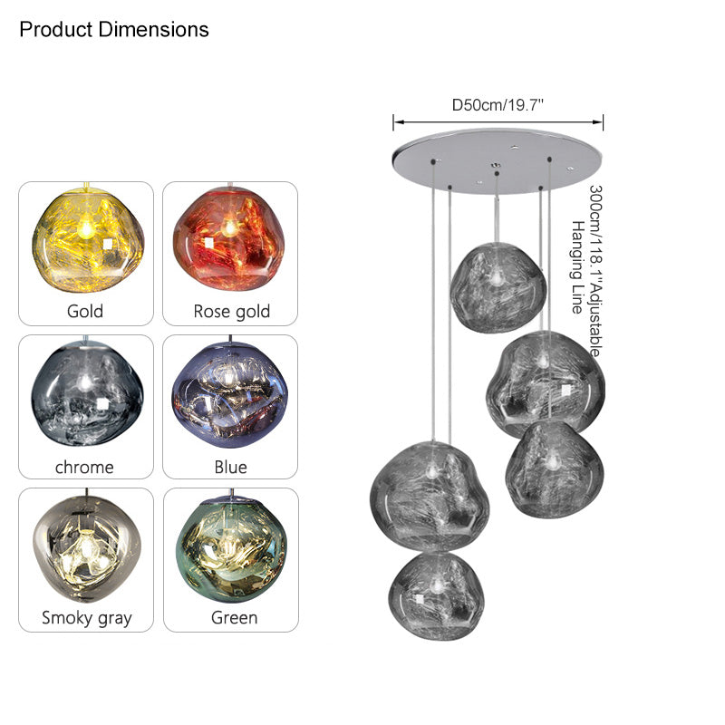Diff Hanging Lava Melt Pendant Lamp-DF2043