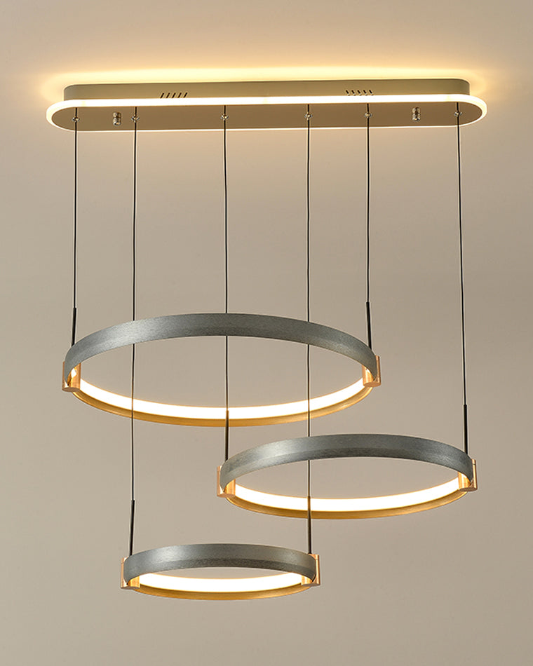 Diff Grey Circular Led Chandelier-DF2270