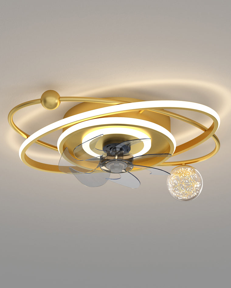 Diff Low Profile Ceiling Fan with Remote-DF5058