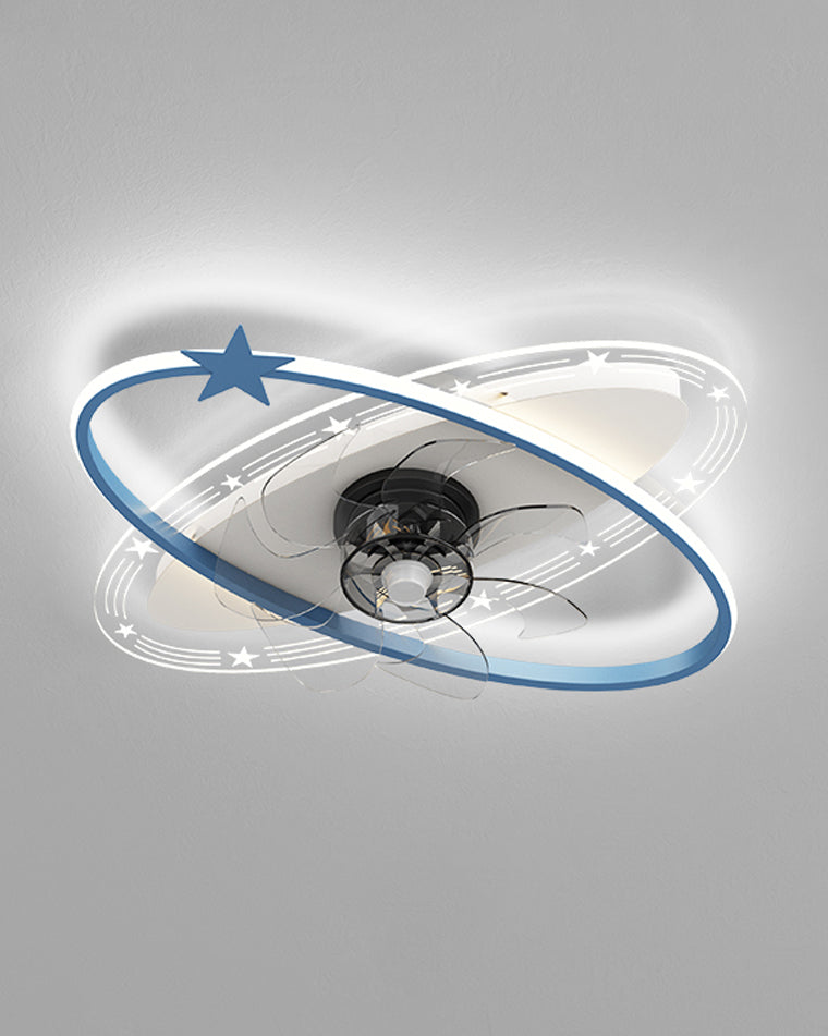 Diff Small Low Profile Ceiling Fan with Remote-DF5059