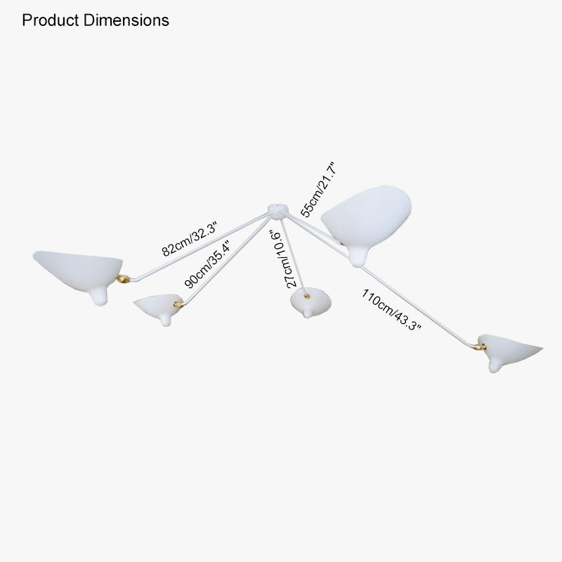 Diff Arms Chandelier-DF2057