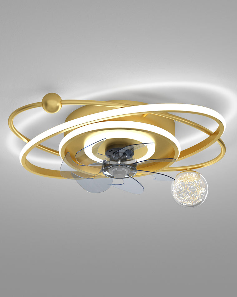 Diff Low Profile Ceiling Fan with Remote-DF5058