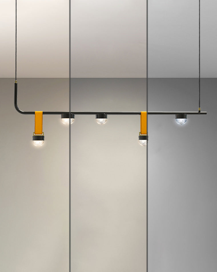 Diff Leather Linear Led Pendant Light-DF2286