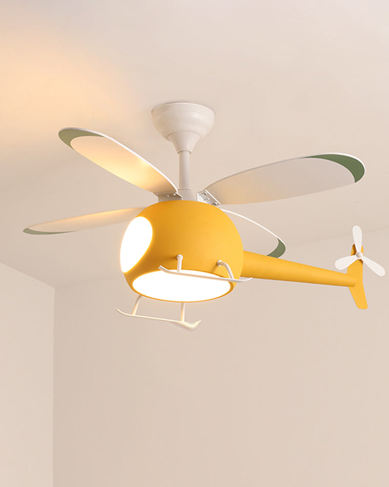 Diff 36" Remote Airplane Ceiling Fan with Dimmable Light-DF5007