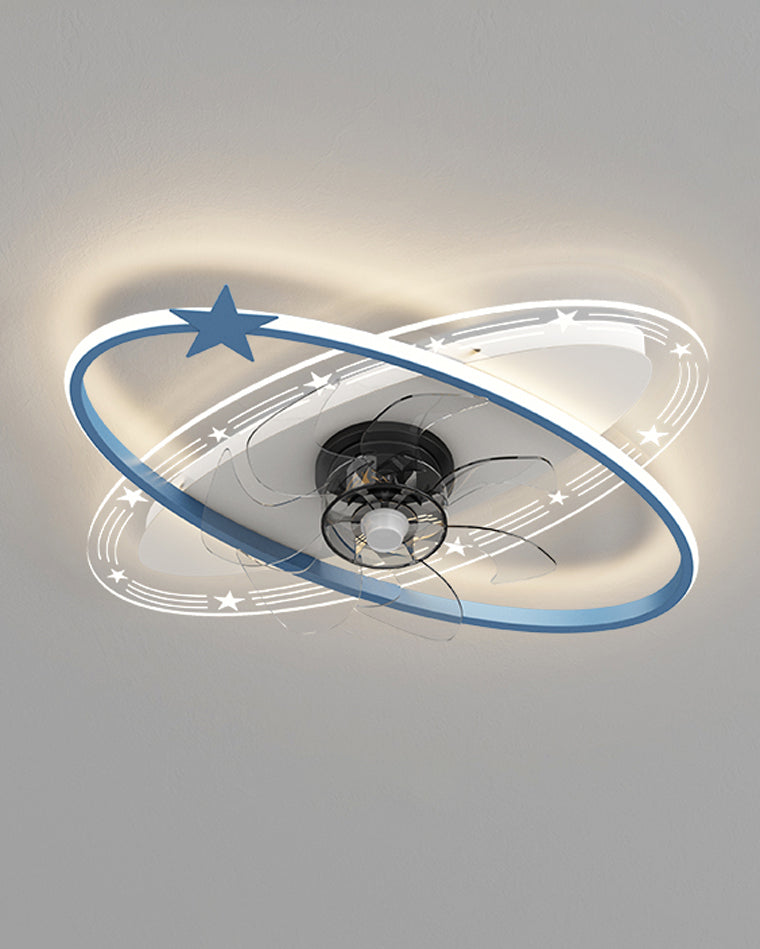 Diff Small Low Profile Ceiling Fan with Remote-DF5059