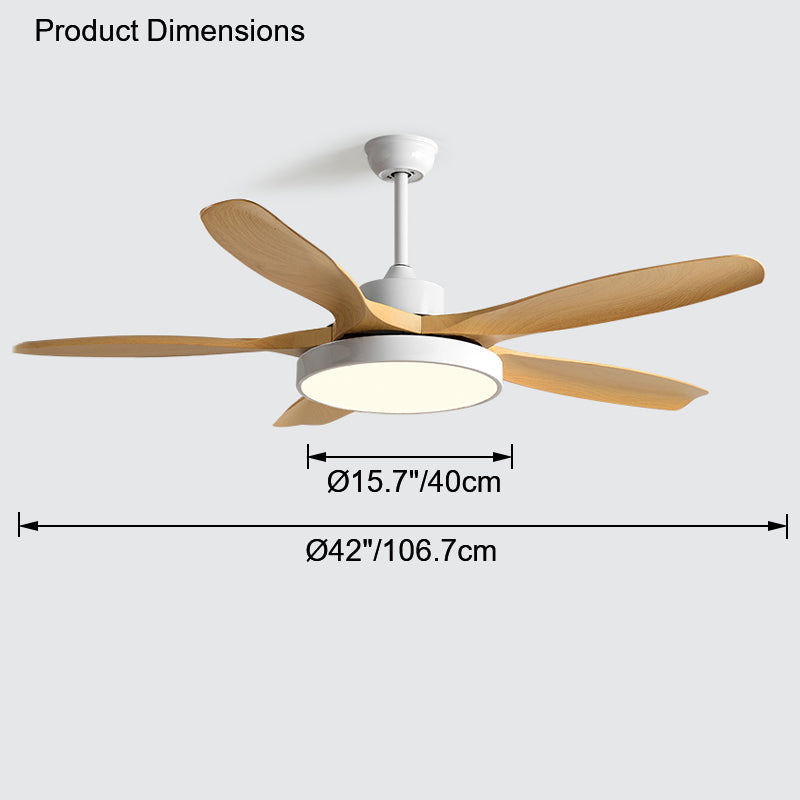 Diff Minimal Ceiling Fan with Light-DF5002
