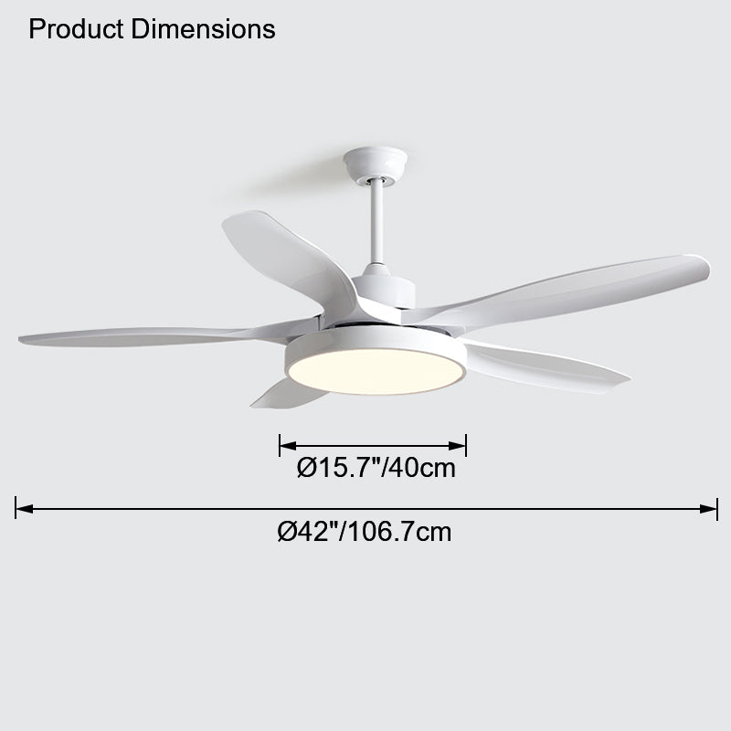 Diff Minimal Ceiling Fan with Light-DF5002