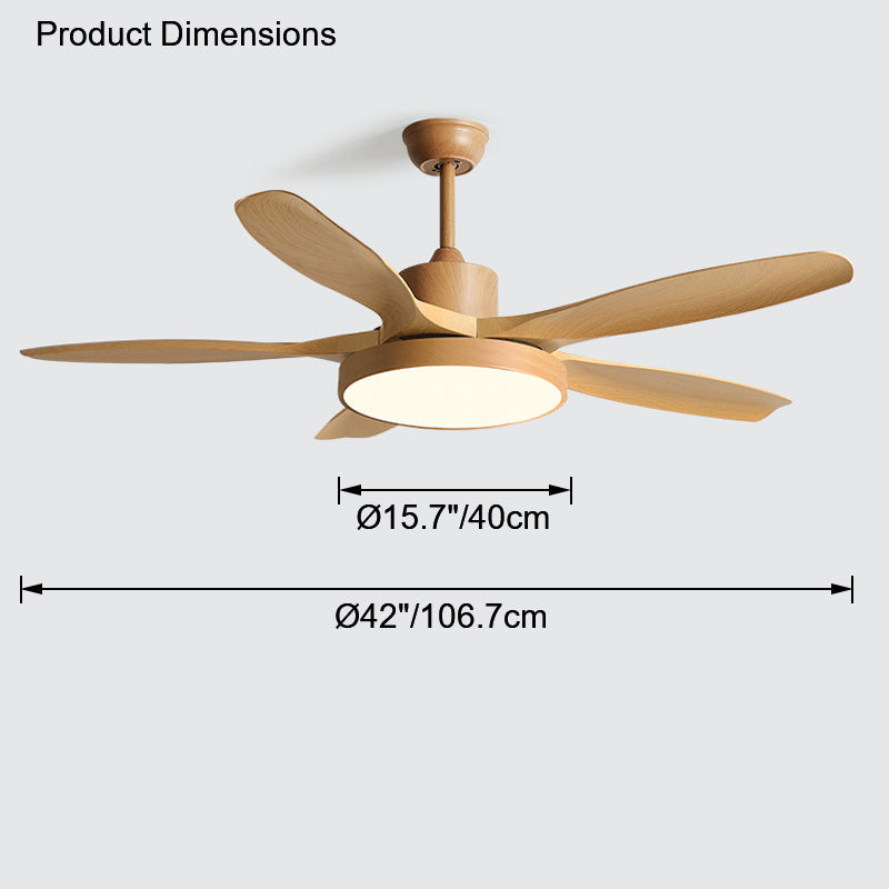 Diff Minimal Ceiling Fan with Light-DF5002