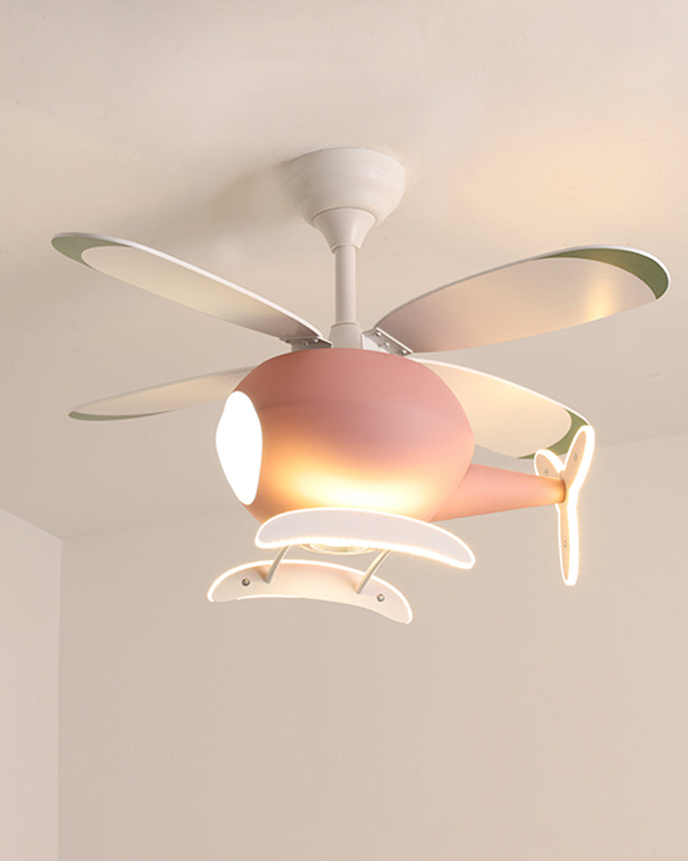 Diff 36" Remote Airplane Ceiling Fan with Dimmable Light-DF5007