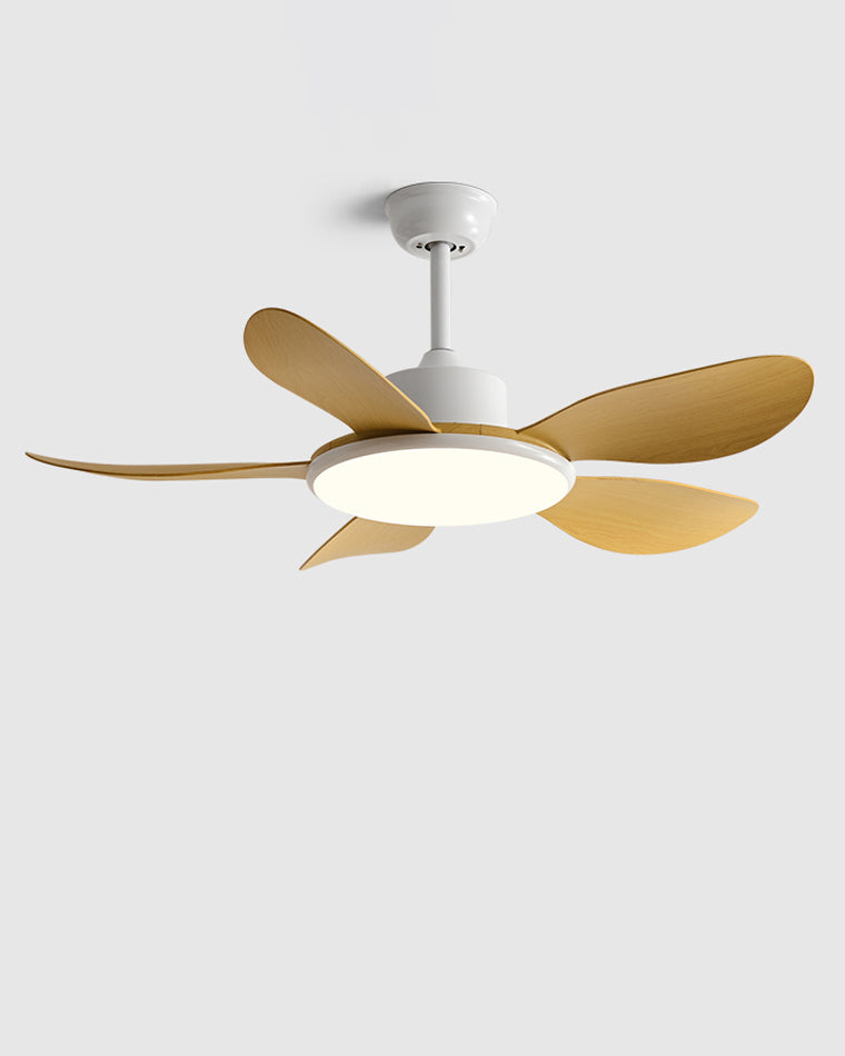Diff 42" Wood Grain Ceiling Fan with Dimmable Light-DF5003