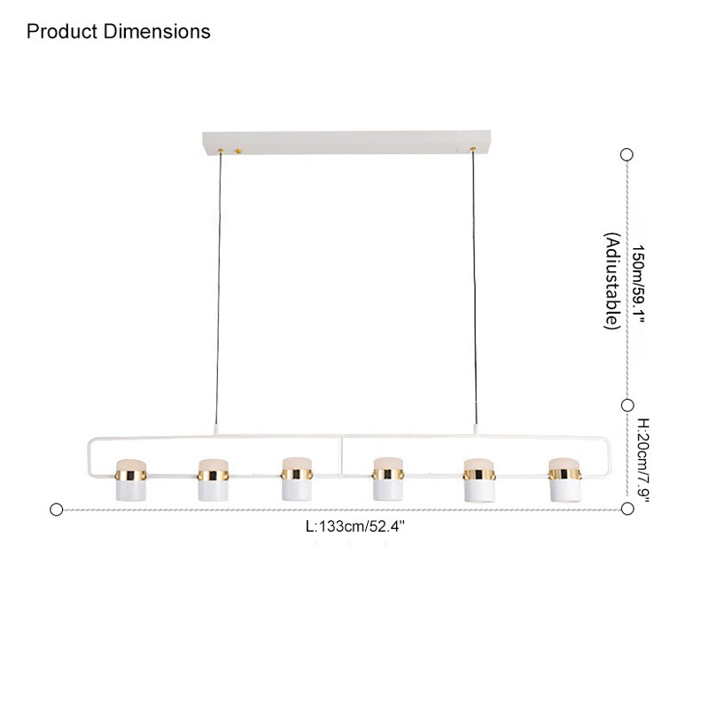 Diff Linear Spotlight Kitchen Pendant Light-DF2019