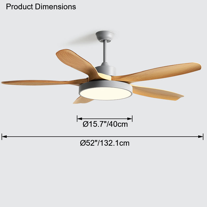 Diff Minimal Ceiling Fan with Light-DF5002