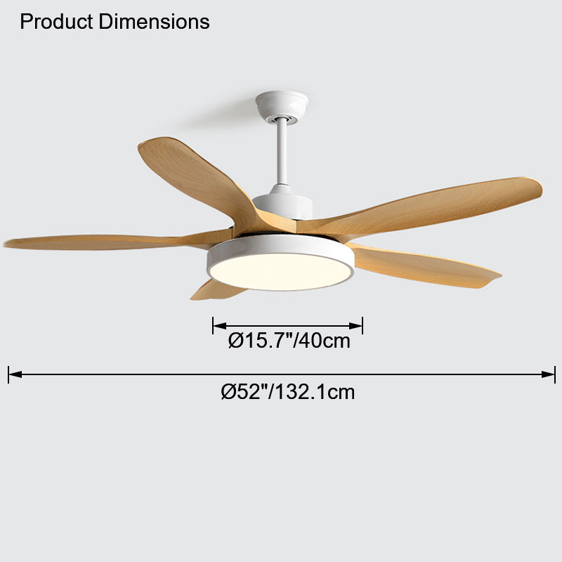 Diff Minimal Ceiling Fan with Light-DF5002