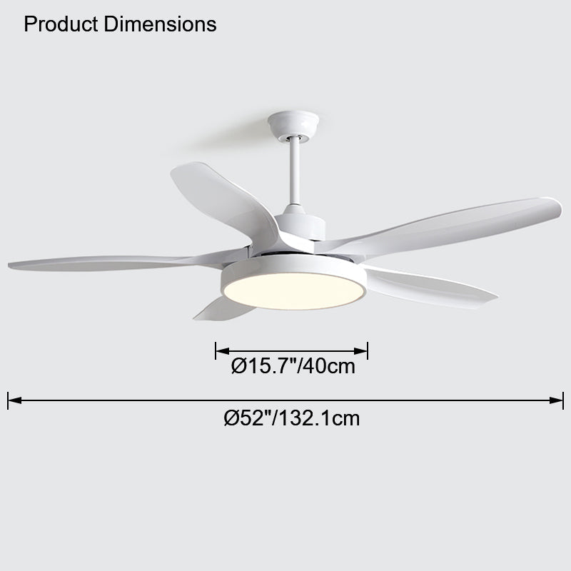 Diff Minimal Ceiling Fan with Light-DF5002