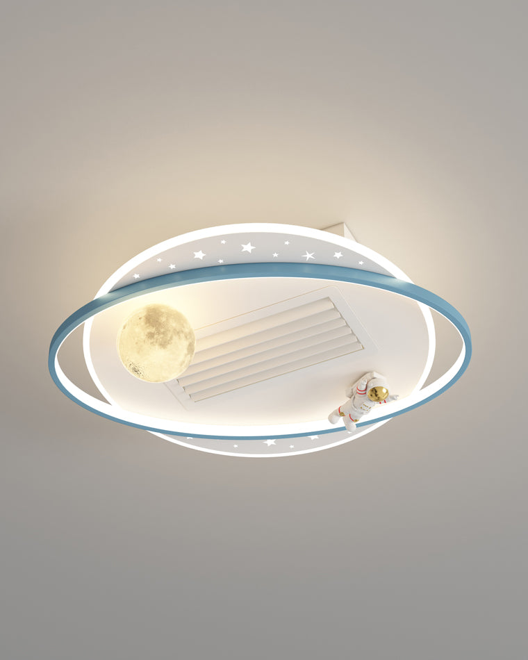 Diff Childish Low Profile Ceiling Fan with Dimmable Light-DF5056