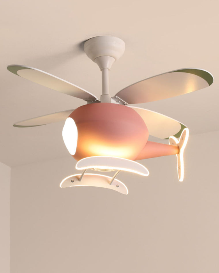 Diff 36" Remote Airplane Ceiling Fan with Dimmable Light-DF5007