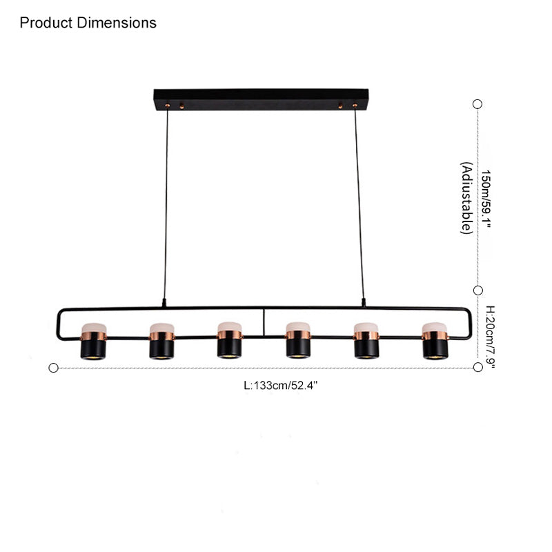 Diff Linear Spotlight Kitchen Pendant Light-DF2019