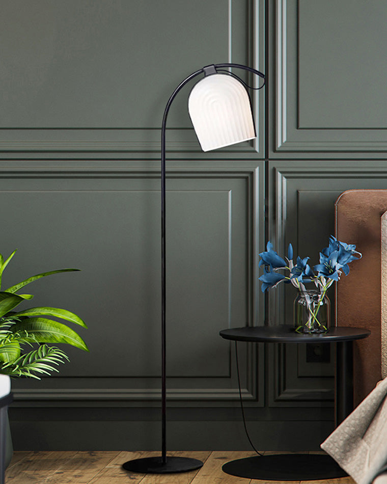 Diff Pleated Arc Floor Lamp for Reading-DF7033
