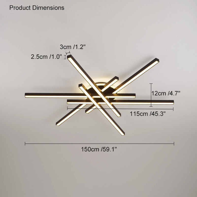 Diff Integrated Led Flush Mount Ceiling Light-DF1008