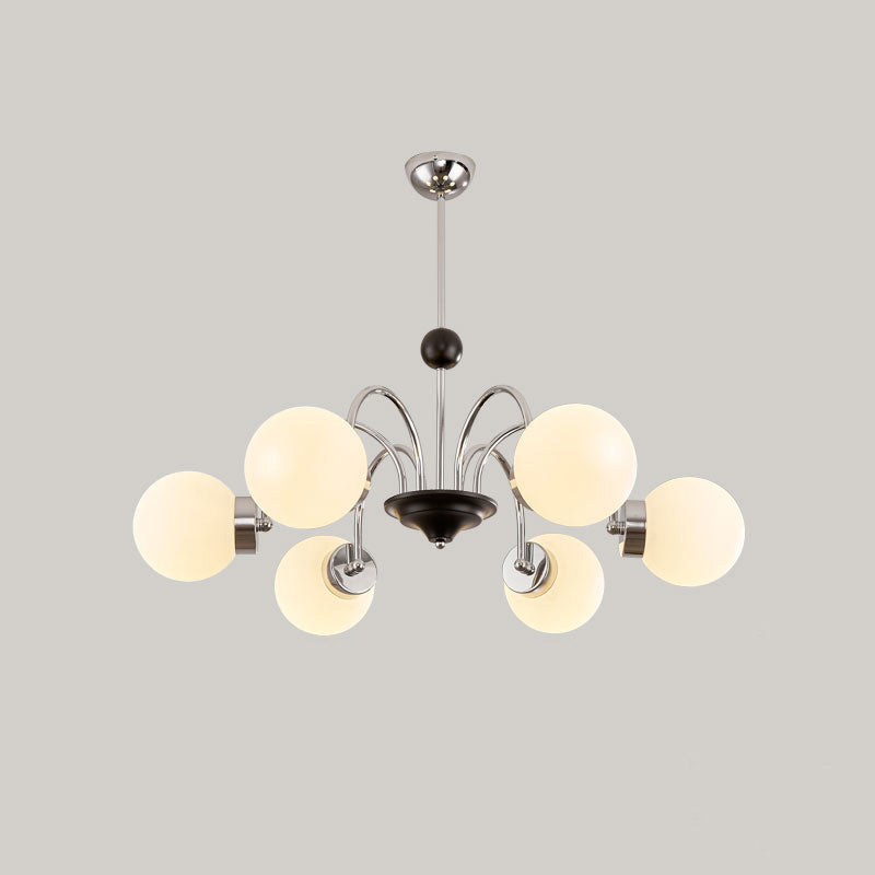 Diff Art Deco Frosted Glass Globe Chandelier-DF2304
