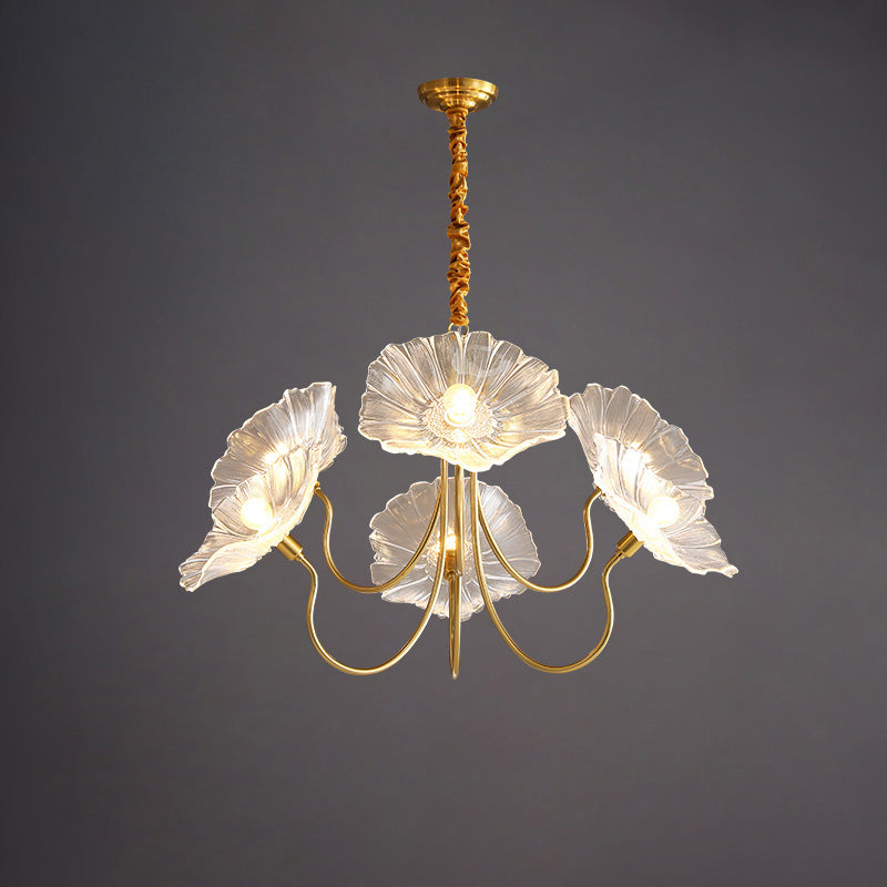 Diff Lotus Flower Arm Chandelier-DF2025