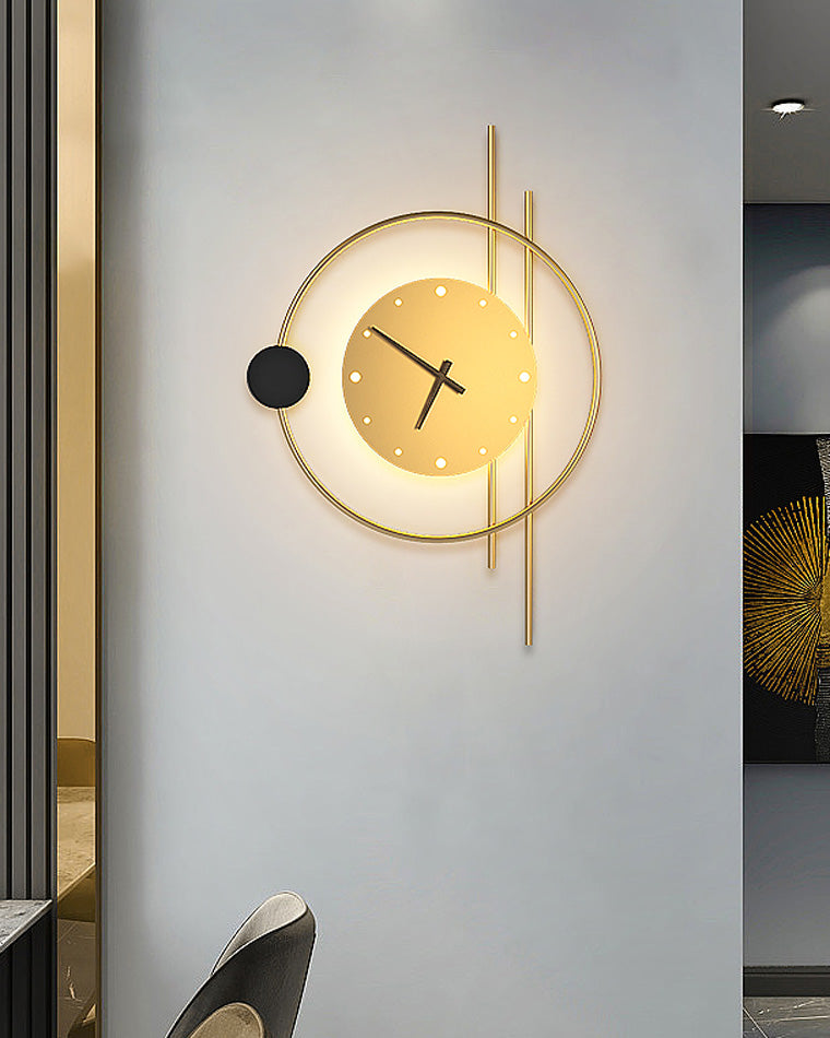 Diff Wall Clock with Led Light-DF6000