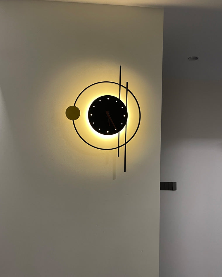 Diff Wall Clock with Led Light-DF6000