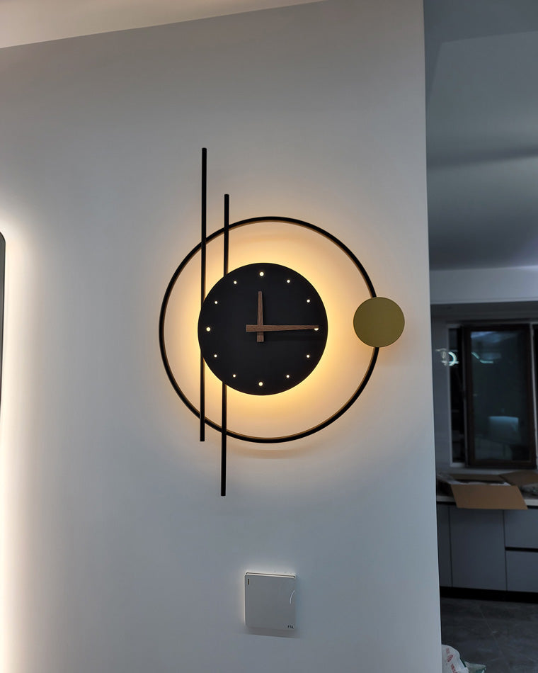 Diff Wall Clock with Led Light-DF6000