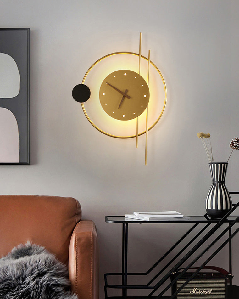 Diff Wall Clock with Led Light-DF6000