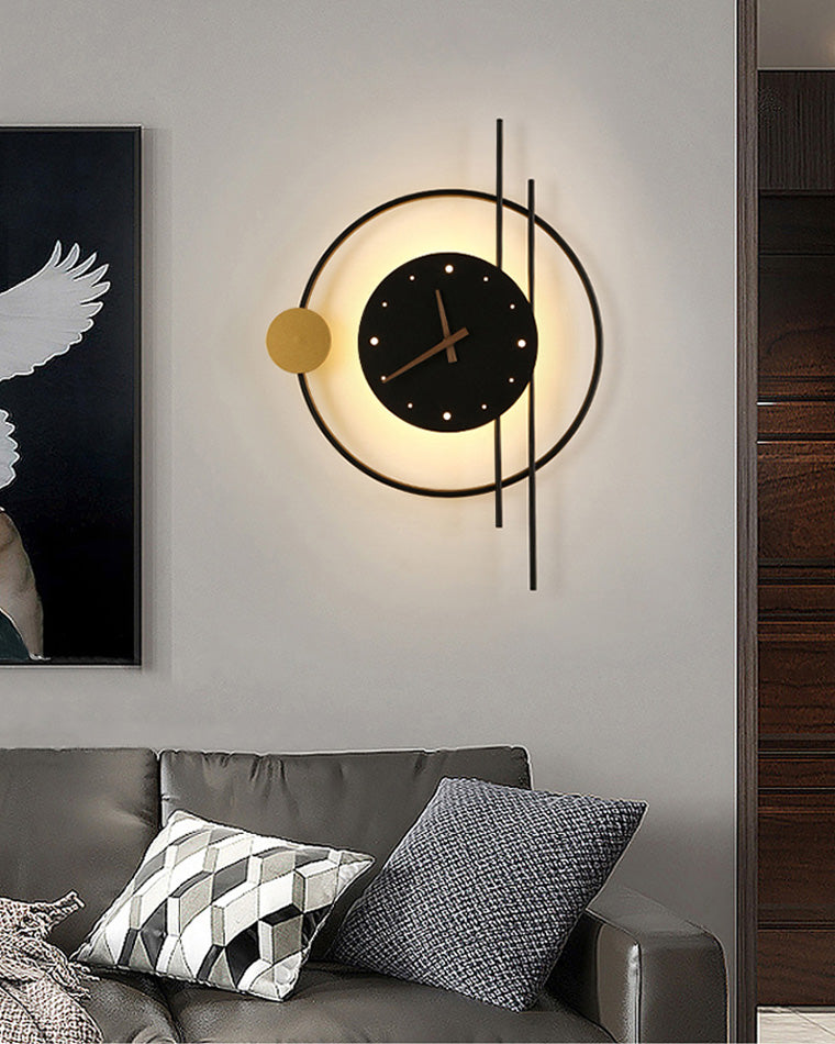 Diff Wall Clock with Led Light-DF6000