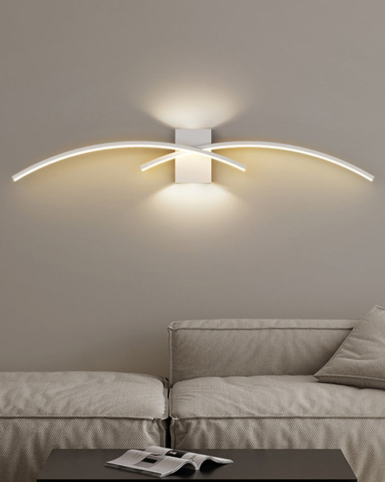 Diff Curved Accent Wall Sconce-DF6005