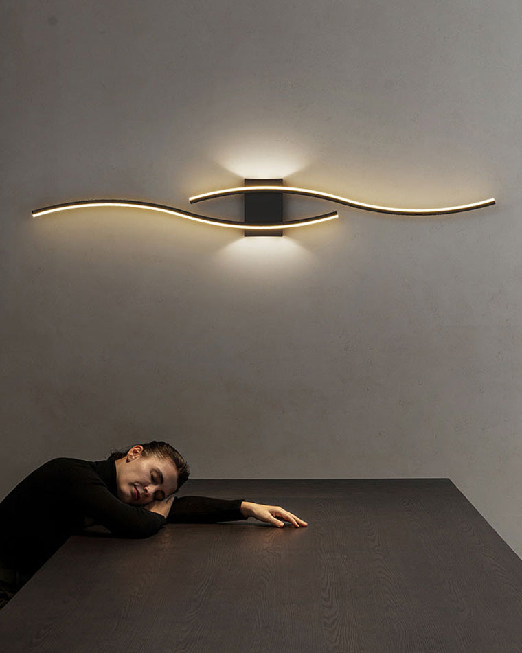 Diff Curved Accent Wall Sconce-DF6005