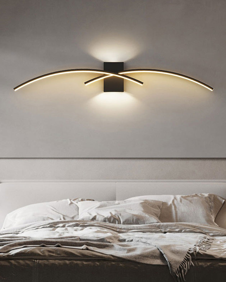 Diff Curved Accent Wall Sconce-DF6005