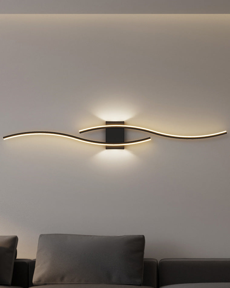 Diff Curved Accent Wall Sconce-DF6005