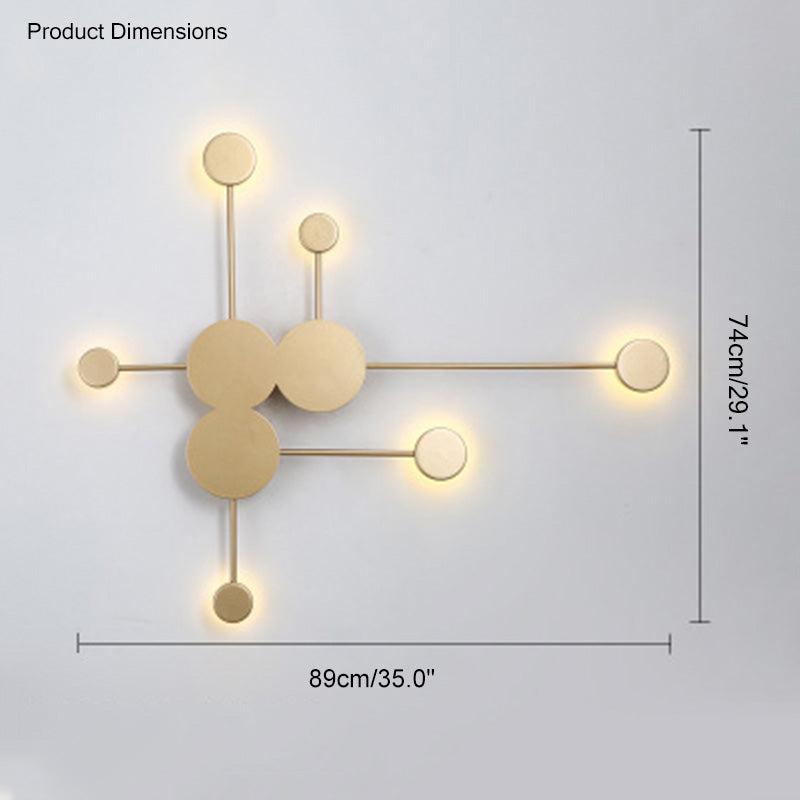 Diff Multi-light Sculptural Wall Sconce-DF6011