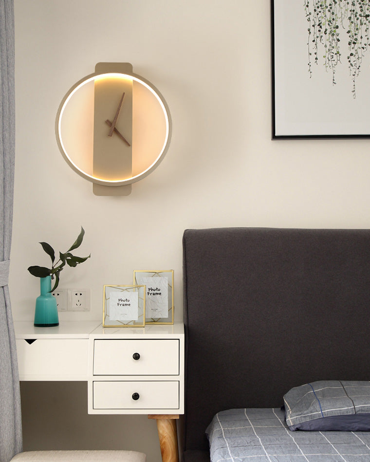 Diff Wall Clock with Led Light-DF6012