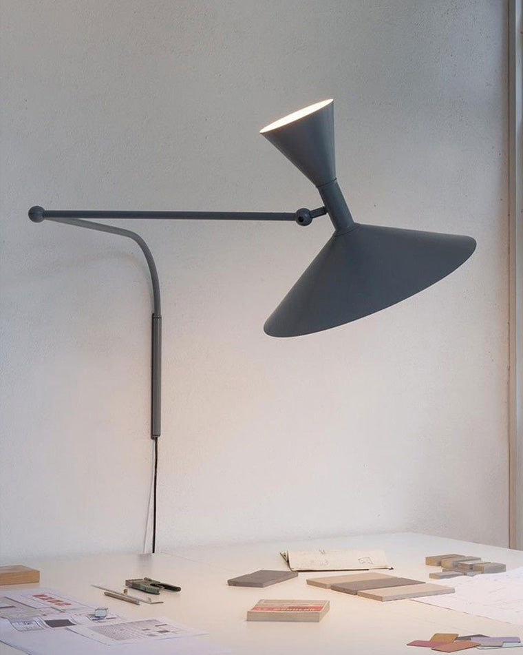 Diff Horn Swing Arm Wall Sconce with Switch-DF6014