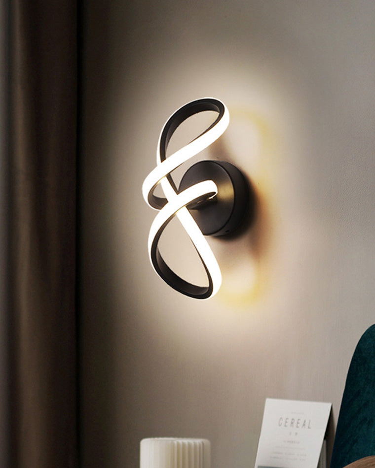 Diff Musical Note Sculptural Wall Sconce-DF6015