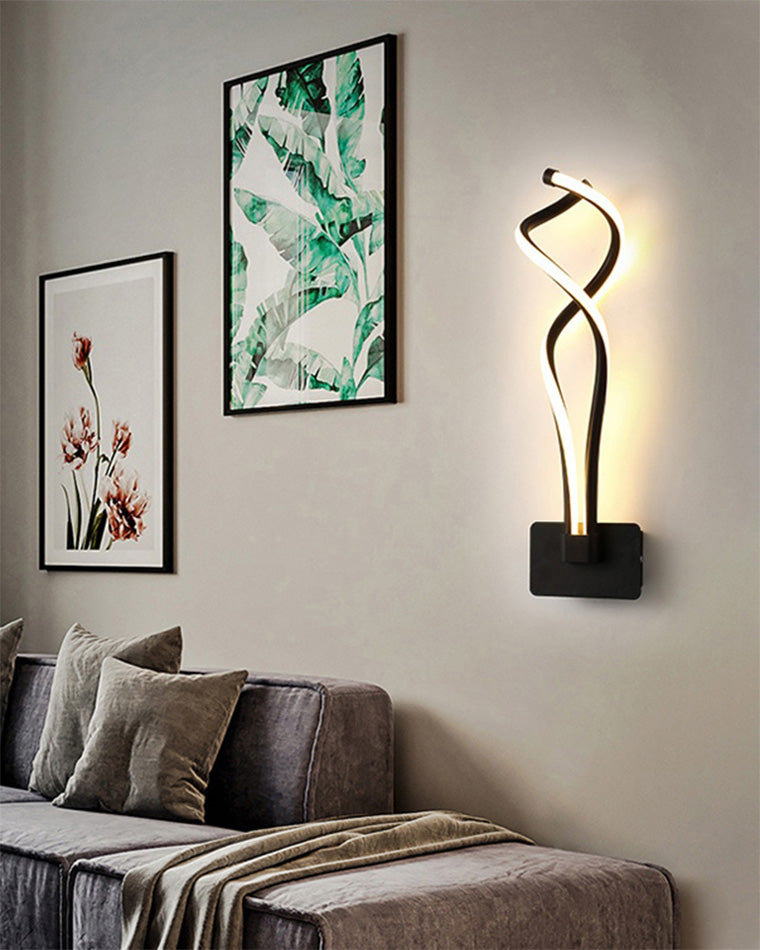 Diff Musical Note Sculptural Wall Sconce-DF6015