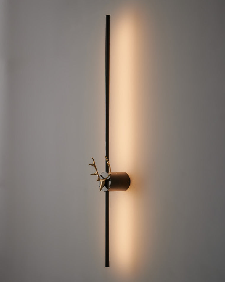 Diff Long Bar Wall Sconce with Antler -DF6019