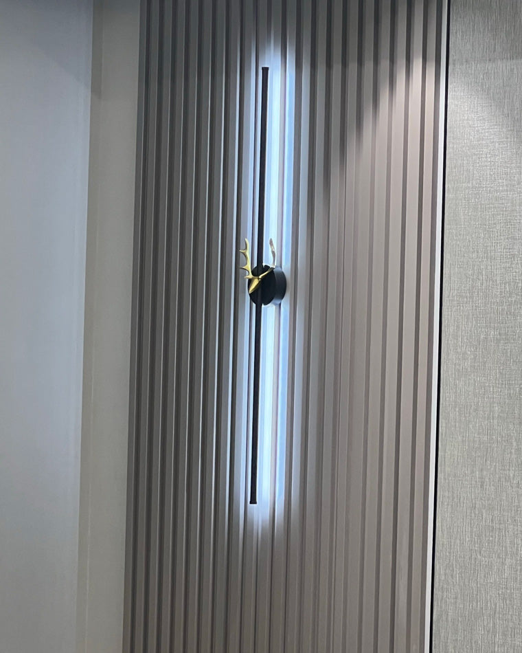 Diff Long Bar Wall Sconce with Antler -DF6019